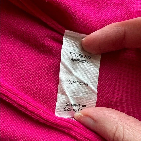 CAbi Pink Cardigan Sweater S VGUC - Picture 6 of 7